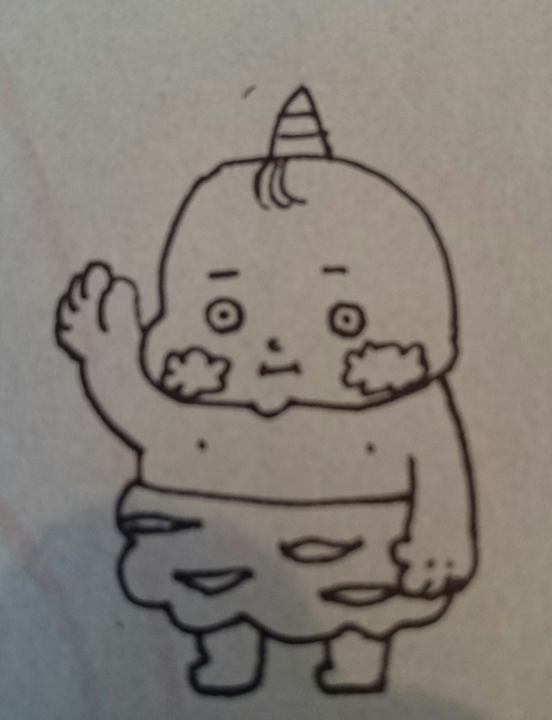 手描きのイラストをアイビスペイントで塗りました おっかしゃんのブログ 手描きのイラストをアイビスペイントで塗りました おっかしゃんのブログ