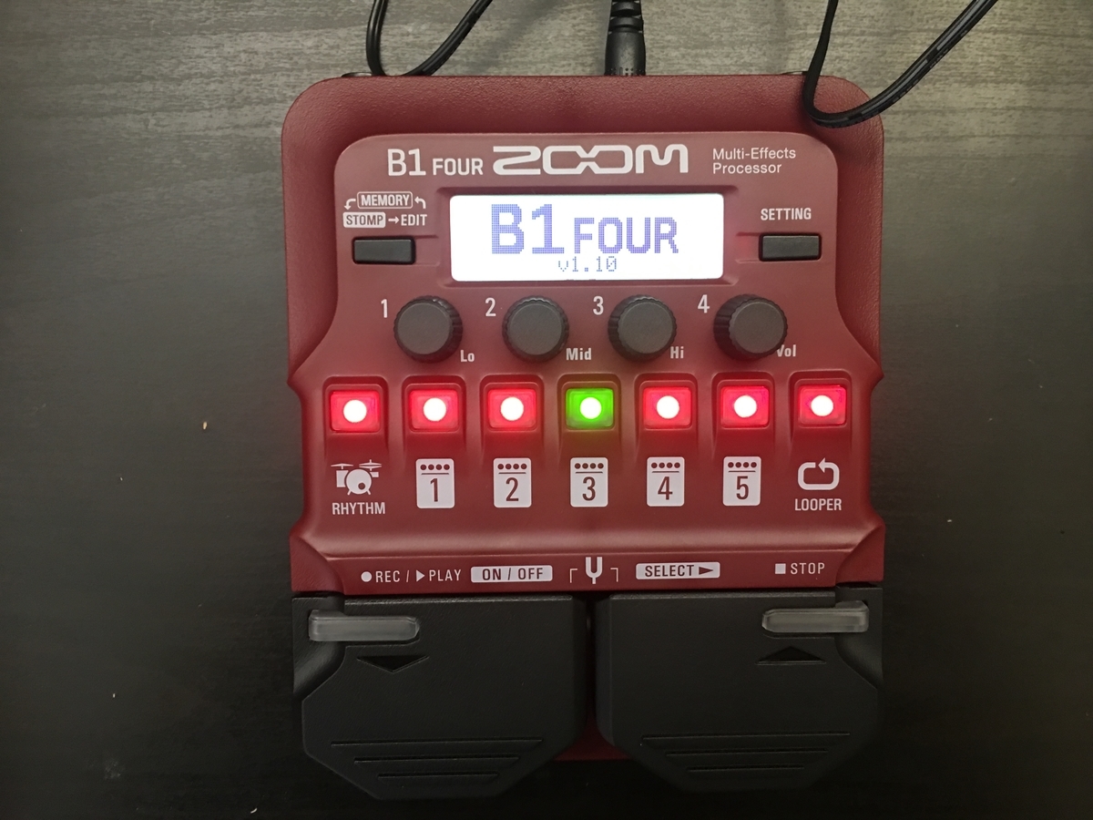 zoom B1 Four モデリングされているアンプを調べてみた