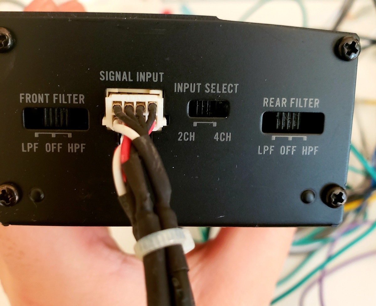 カロッツェリアTS-WX140DAウーファー パワーアンプGM-D1400-2