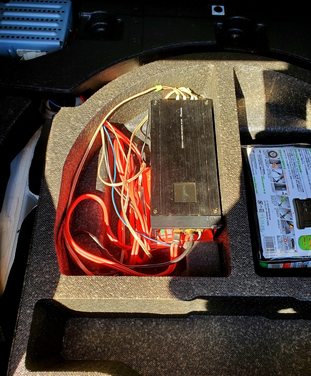 86 サブウーファー TS-WH1000A 設置、レビュー アンプ（PRS-D700