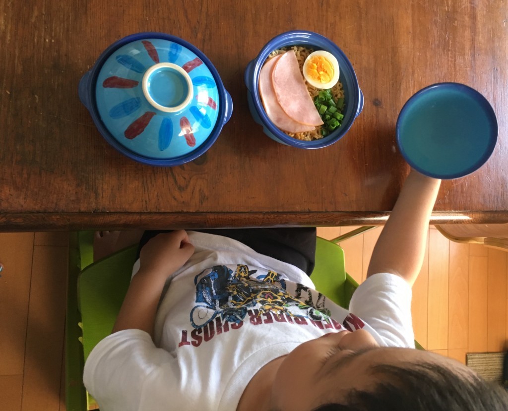 新品未使用 三鷹の森 ジブリ美術館 オリジナル ポニョ の ラーメン