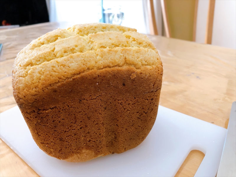 焼き上がったメロンパン