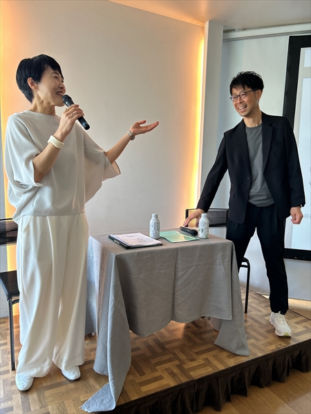 小川奈緒さんと小池高弘さんの夫婦対談