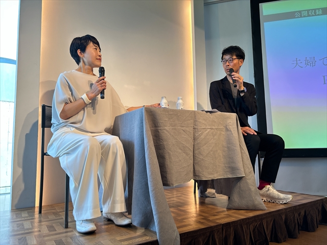 Voicyの縁側感謝祭in東京2025で、小川奈緒さんと小池高弘さんの夫婦対談