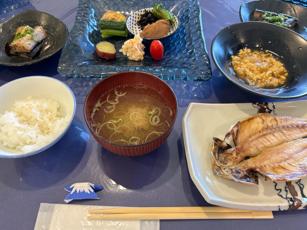 「料理の宿ニュー太洋」の朝食