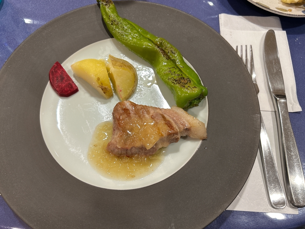 「料理の宿ニュー太洋」の夕食のお肉
