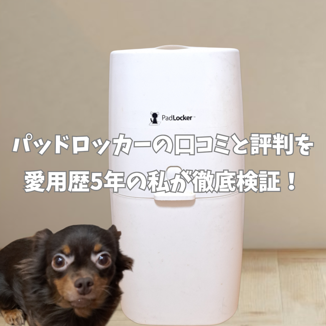 愛用歴5年】ペットシーツのごみ箱が臭わない！最強の防臭対策「パッド