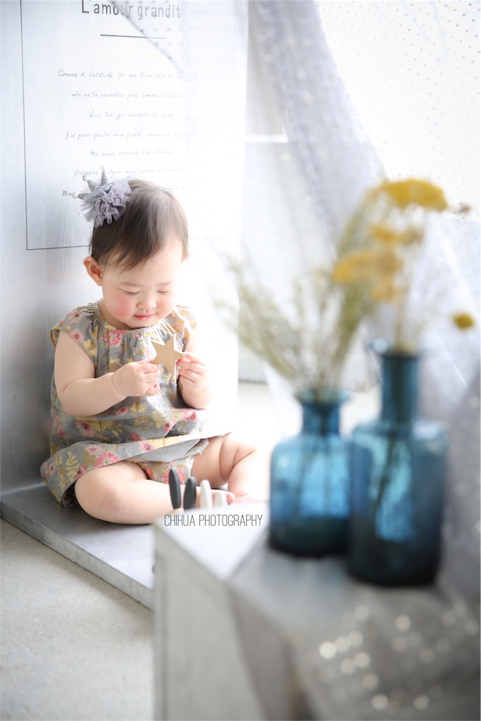 1歳の記念にフォトスタジオに写真撮影に行きました ちわさんぽ At Malaysia Kuala Lumpur