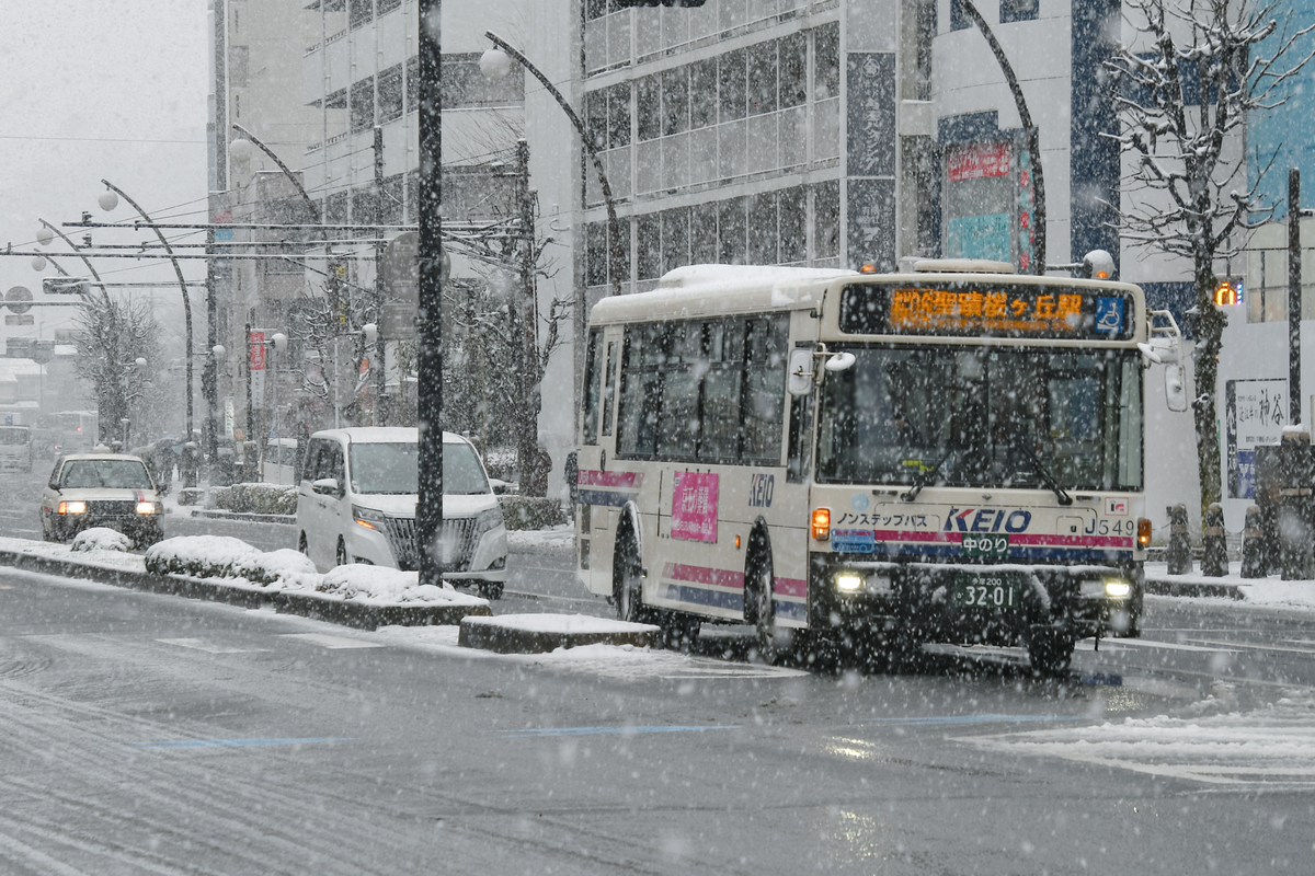 雪 2023.2.10 雪と京王バス② - 撮影地不足な調布のバスオタ日誌