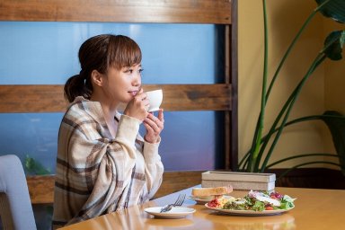 朝食　オーブントースター