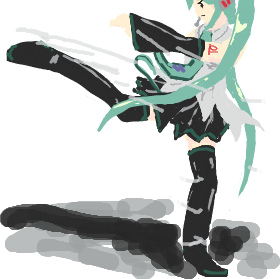 動的な絵を描く