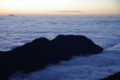 燕山荘から雲海