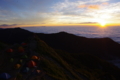 燕山荘から朝日