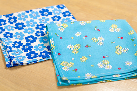 手作りハンカチ 青島手帖