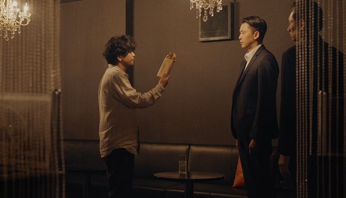 映画『月の犬』画像　萩原聖⼈×深⽔元基