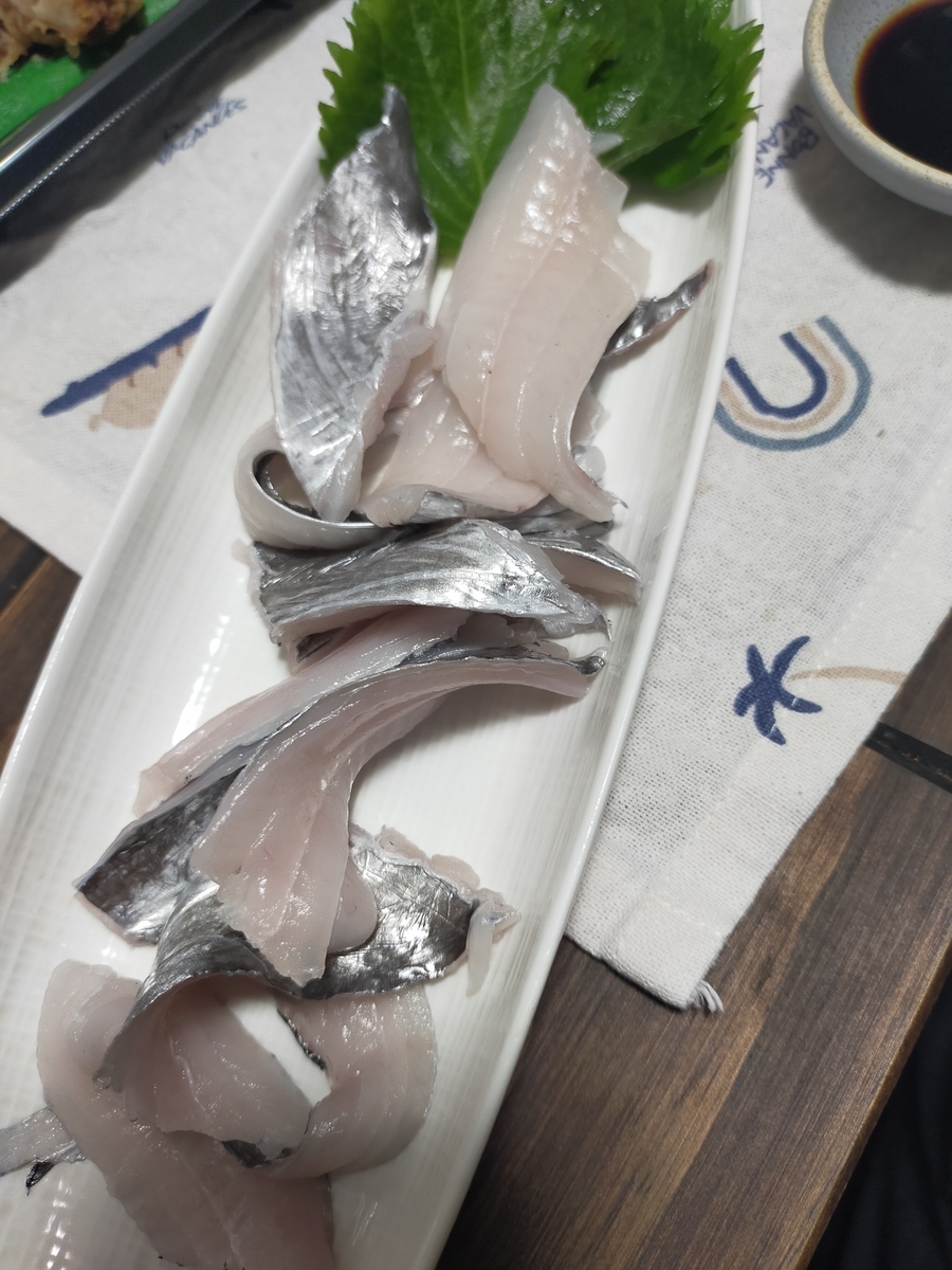 太刀魚の刺身