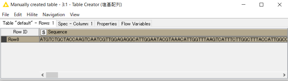 Knime Knimeで逆相補鎖 翻訳 分子量 等電点を算出してみたい Python Knimeとか倉庫