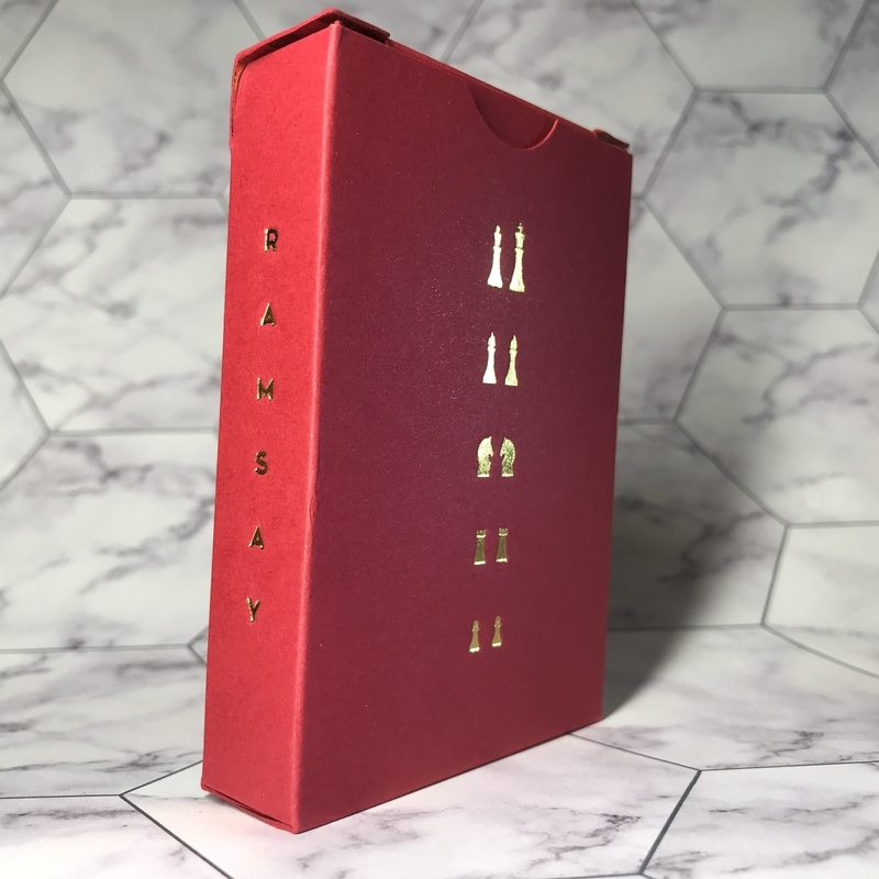 Red Knights Playing Cards