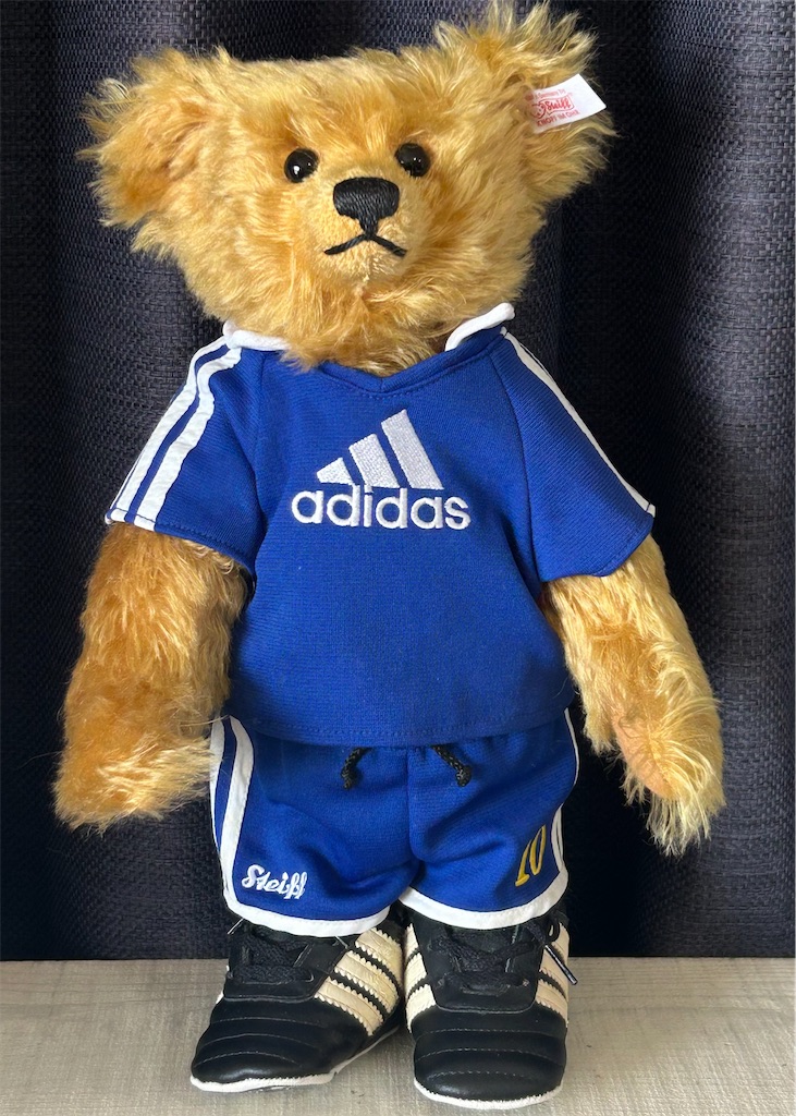 【限定品】×シュタイフ　テディベア　2002年日韓ワールドカップ記念 adidas×Steiff 2002日韓サッカーワールドカップ限定1500体 - chouchou