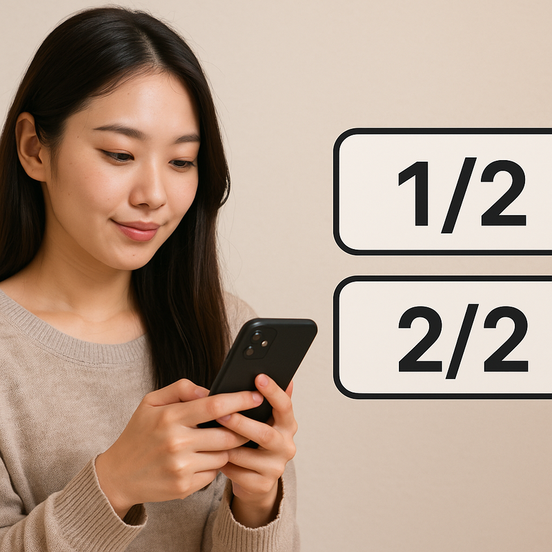 スレッズで「1/2」と表示される意味は?見方・続きを確認する方法をやさしく解説