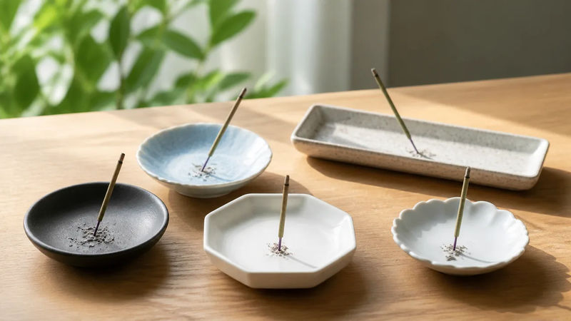 お香皿はなんでもいい?代用品の選び方と安全な使い方