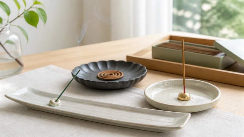 お香皿はなんでもいい?代用品の選び方と安全な使い方