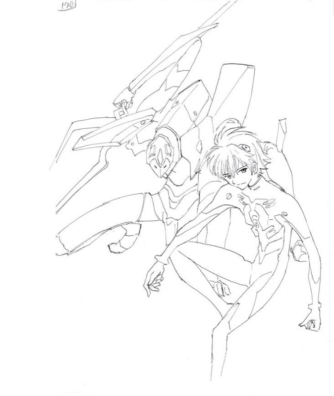 Printable splatoon coloring pages エヴァンゲリオン 渚カヲル 線画 - クリスティーヌの絵うまブログ