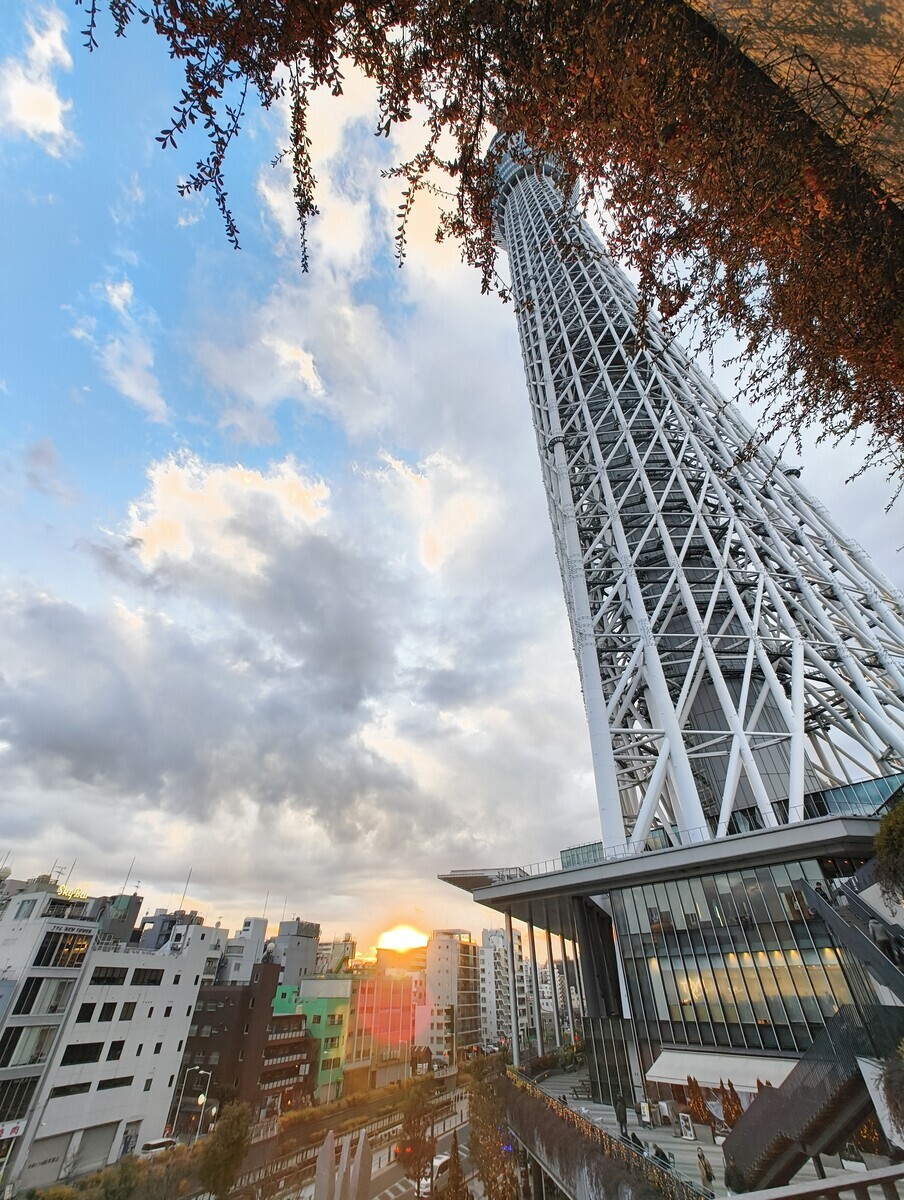 1月2日の日の入り