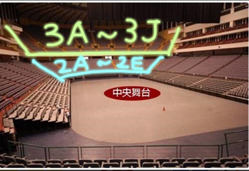 台北アリーナ 座席まとめ ゆるくじゃにおた