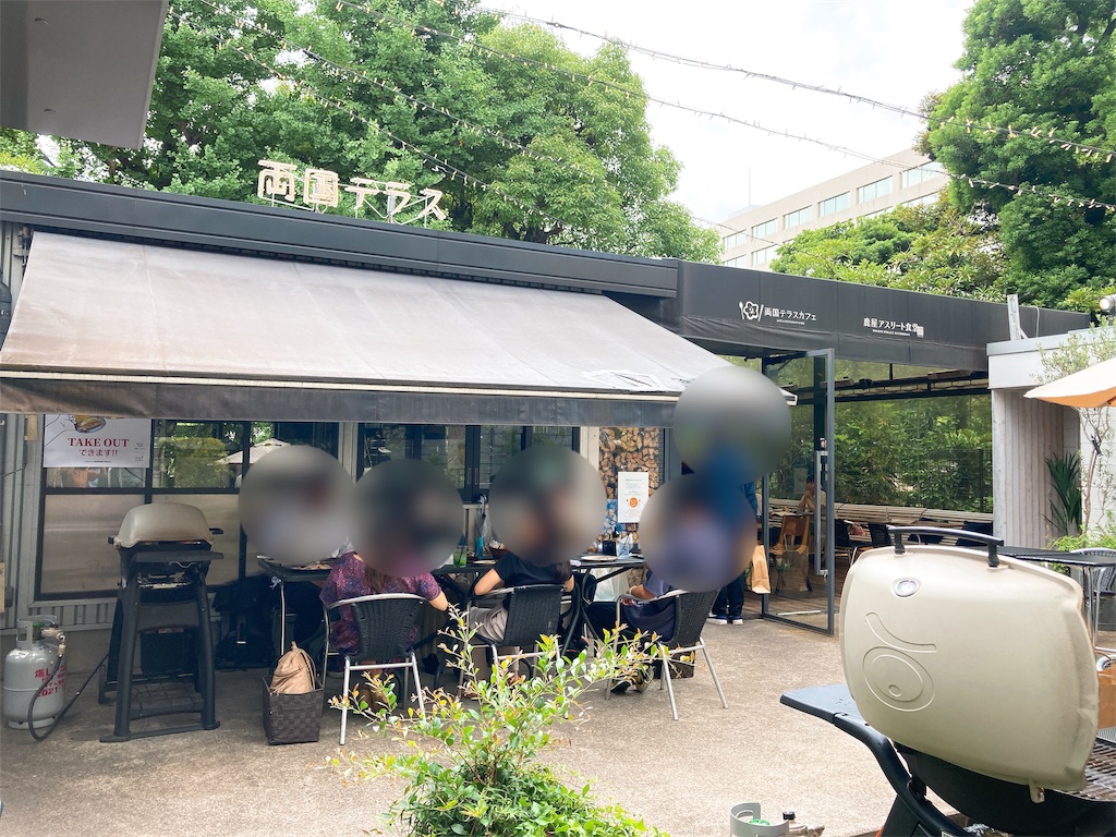 両国テラスカフェ でランチ飲み 都内なのに自然の雰囲気が感じられる開放的空間 東京ど真ん中 お神酒上がらぬ神はない Jr中央線グルメブログ