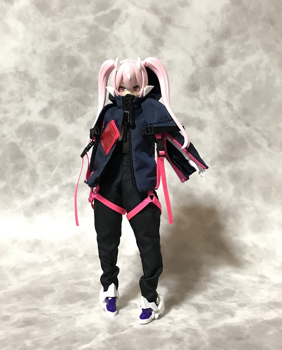 再掲　メガミデバイス改造素体　布服付き 一昨年作ったメガミデバイス向けパーカーのカラバリ - おもちゃが友達