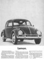 [フォルクスワーゲン][ad][車][VW][1960]Lemon