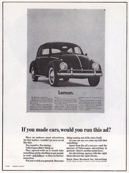 If you made cars, would you run this ad?