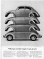 [フォルクスワーゲン][ad][車][VW][1961]Volkswagen overdoes it again: 4 coats of paint.