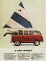 [フォルクスワーゲン][ad][車][VW][VW wagon][ad][1963]It carries a boatload.