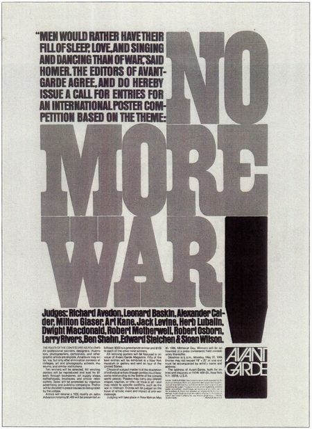 No.1 NO MORE WAR!