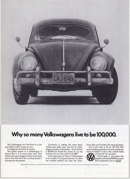 Why so many Volkswagen lives to be 100,000. 