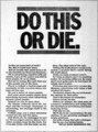 [ad][DDB][Robert Levenson][Leonard Sirowitz]DO THIS OR DIE.