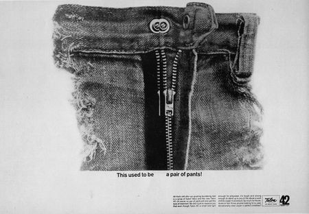 This used to be a pair of pants!
