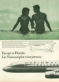 [National Airlines][1963]Escape to Florida. Let National plot your jetaway.