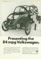 [1974][VW][Mike Mangano][Charles Piccirillo]Presenting the 84mpg Volkswagen.