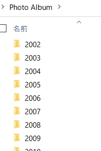 ハードディスク　HDD　写真　保存　保管　アルバム　フォルダ　パソコン