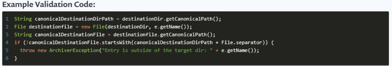 Javaの推奨対策サンプル