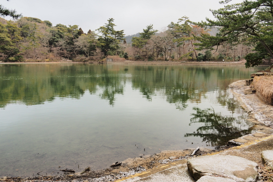 修法ヶ原池 兵庫県神戸 水辺遍路