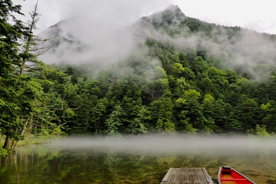 明神池（長野県松本） 水辺遍路