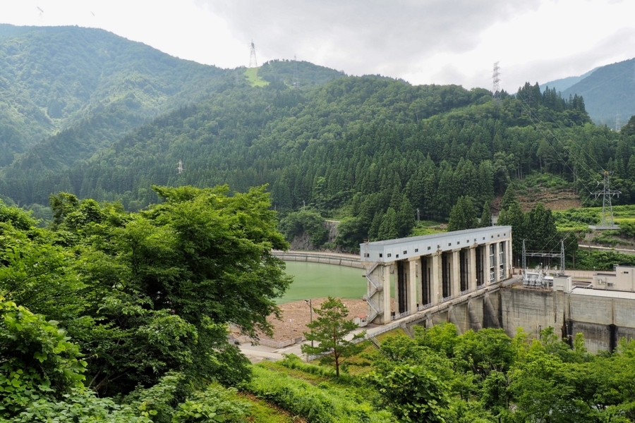 赤尾ダム（富山県南砺） 水辺遍路