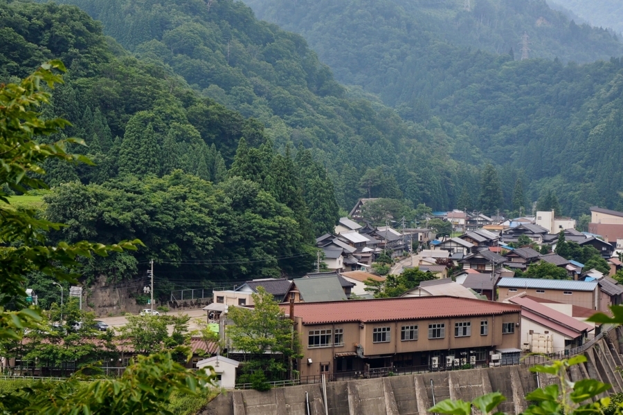 赤尾ダム（富山県南砺） 水辺遍路