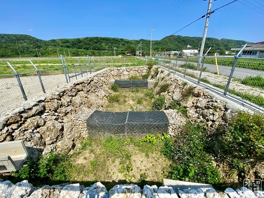 比川の沈砂池 仮称 沖縄県与那国島 水辺遍路