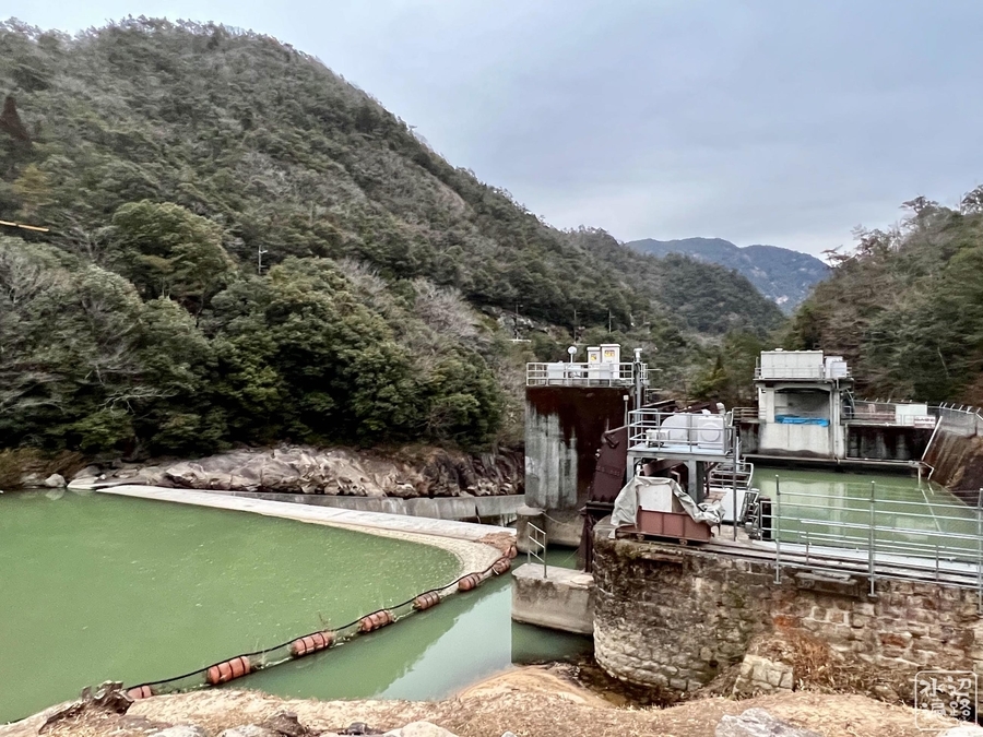 弥栄堰堤 山口県岩国 水辺遍路 弥栄堰堤 山口県岩国 水辺遍路