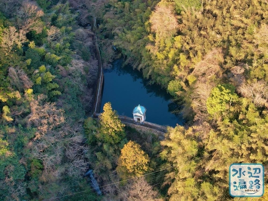 乙原貯水池（大分県別府） - 水辺遍路